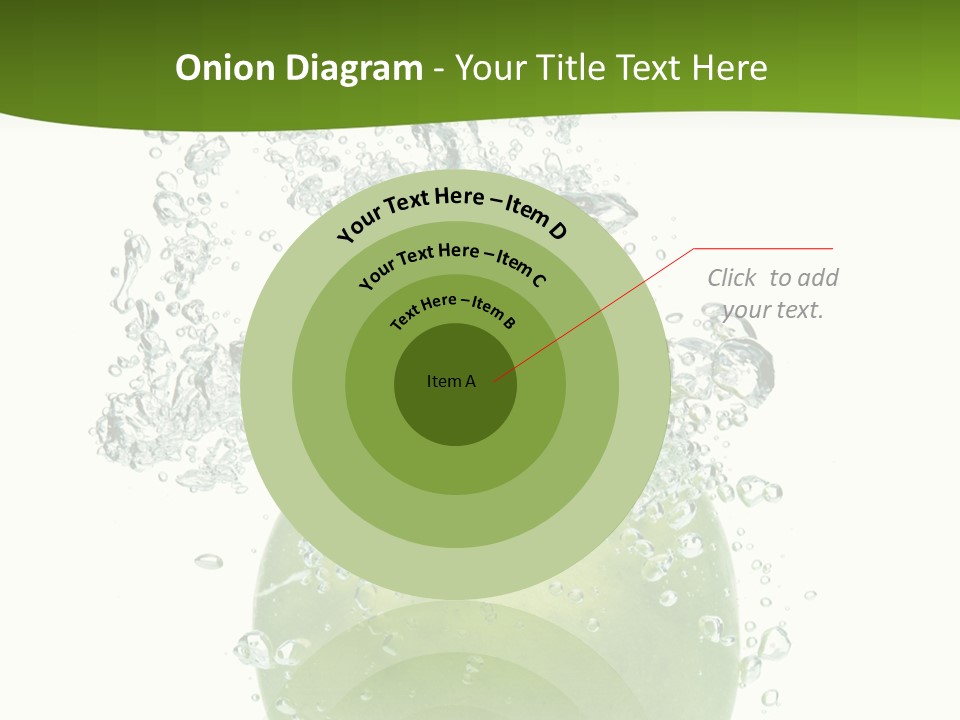 Texture Image Isolated PowerPoint Template