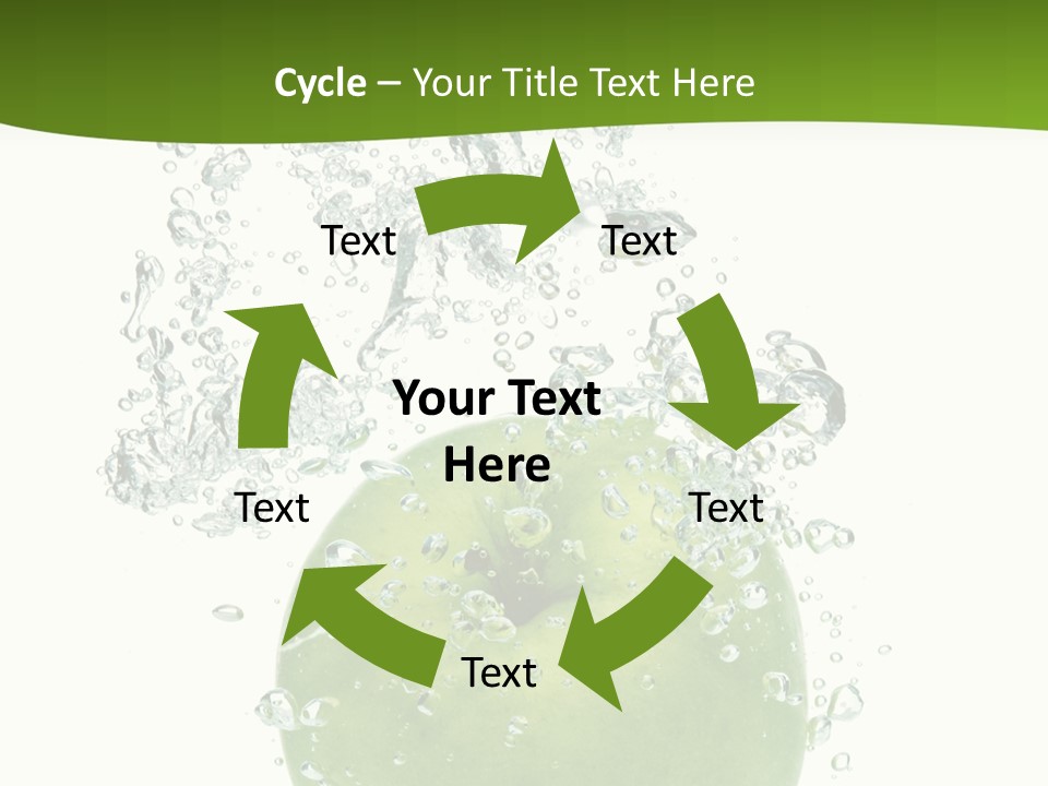 Texture Image Isolated PowerPoint Template