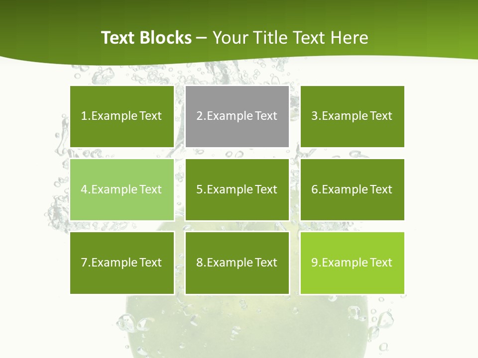 Texture Image Isolated PowerPoint Template