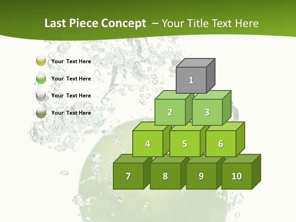 Texture Image Isolated PowerPoint Template