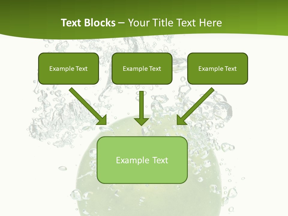 Texture Image Isolated PowerPoint Template