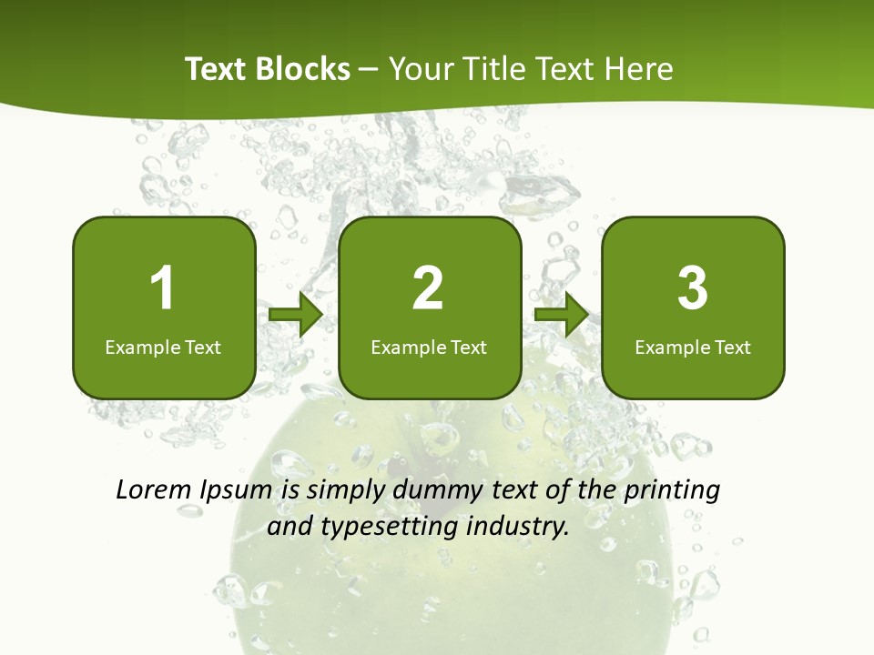 Texture Image Isolated PowerPoint Template
