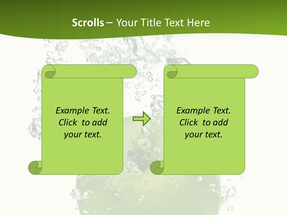 Texture Image Isolated PowerPoint Template