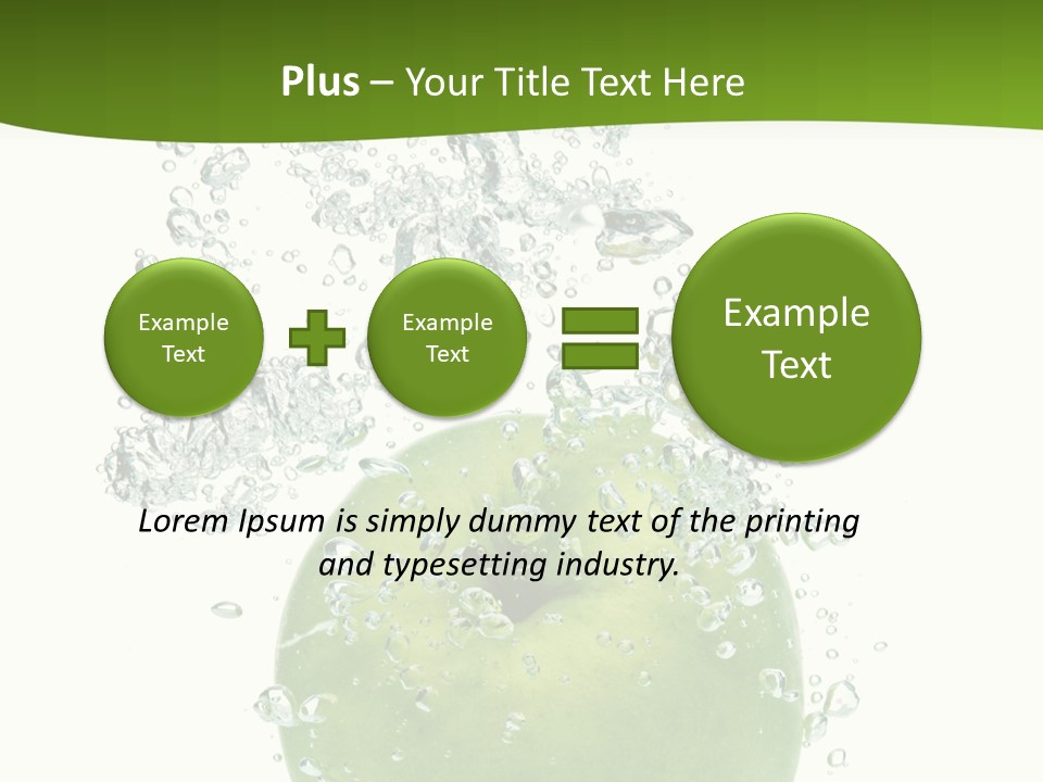 Texture Image Isolated PowerPoint Template