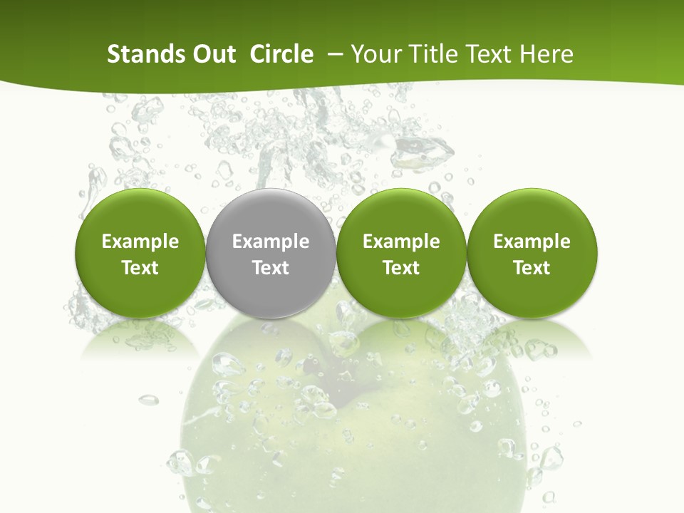 Texture Image Isolated PowerPoint Template
