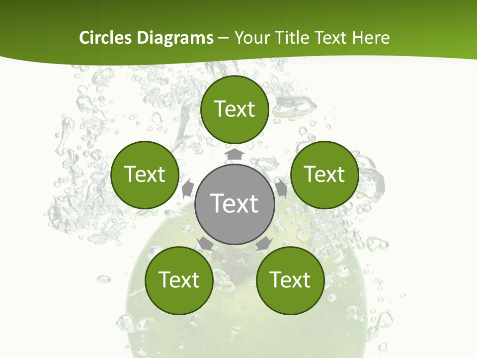Texture Image Isolated PowerPoint Template