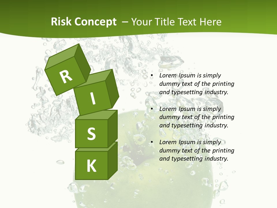 Texture Image Isolated PowerPoint Template