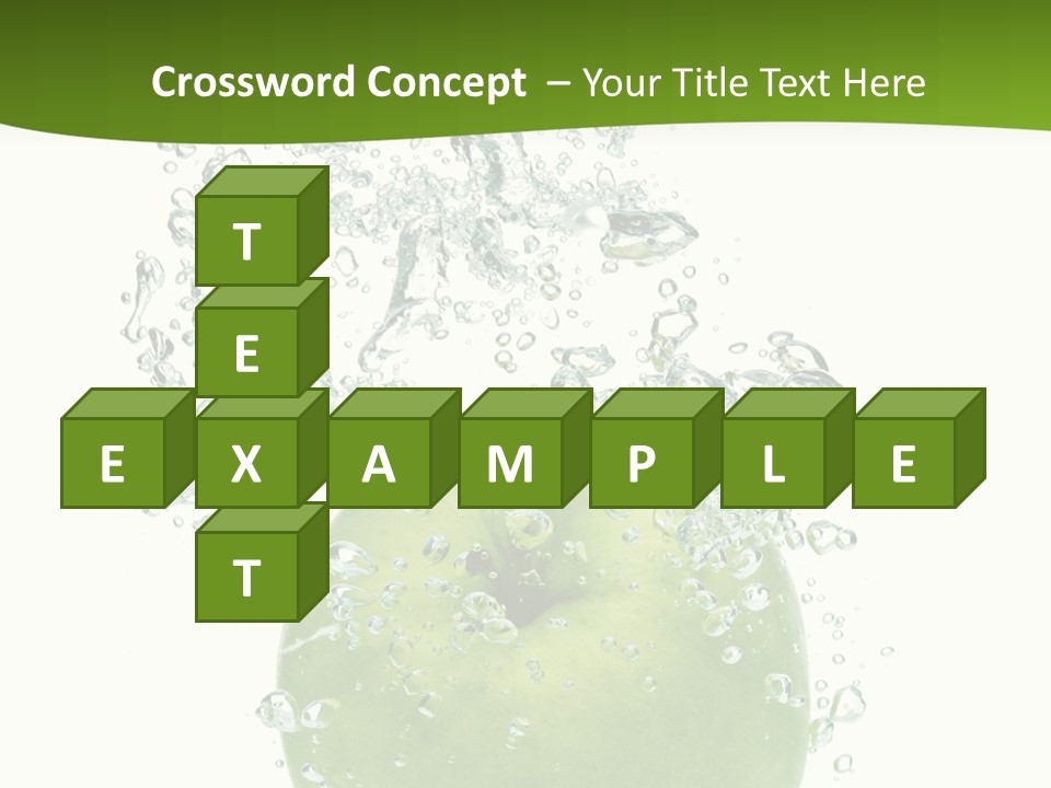 Texture Image Isolated PowerPoint Template