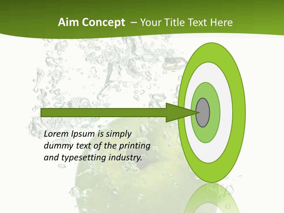 Texture Image Isolated PowerPoint Template