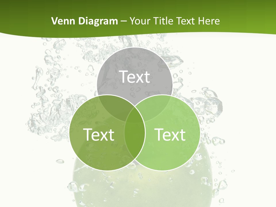 Texture Image Isolated PowerPoint Template