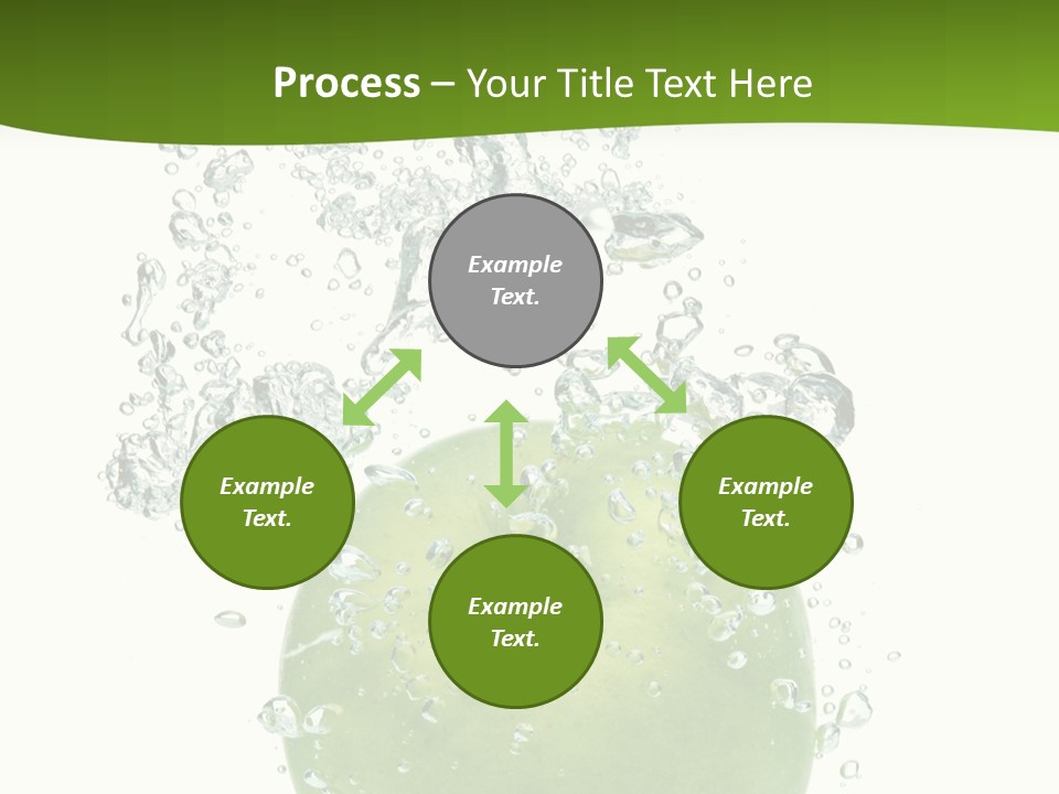 Texture Image Isolated PowerPoint Template