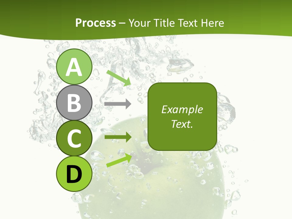Texture Image Isolated PowerPoint Template