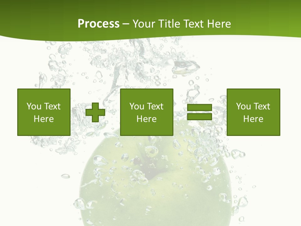 Texture Image Isolated PowerPoint Template