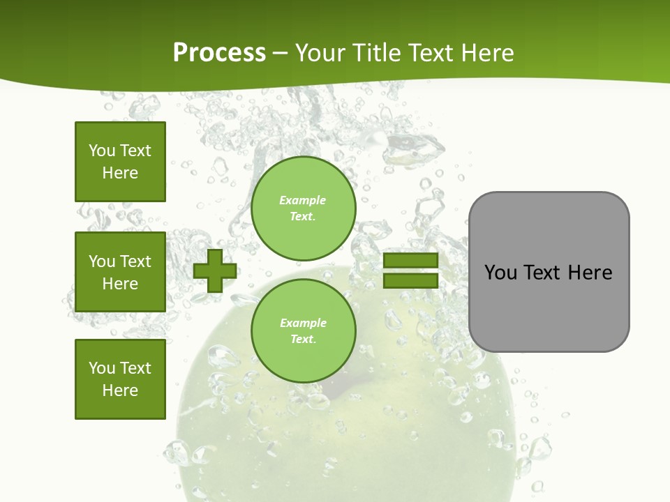 Texture Image Isolated PowerPoint Template