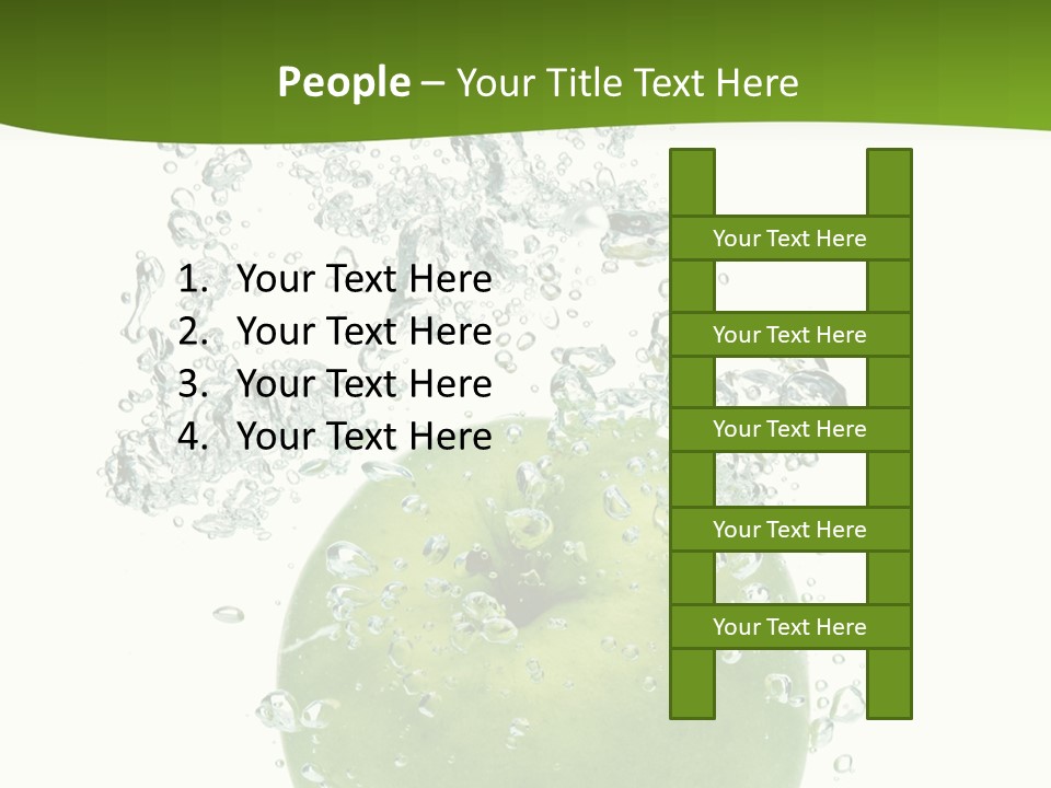 Texture Image Isolated PowerPoint Template