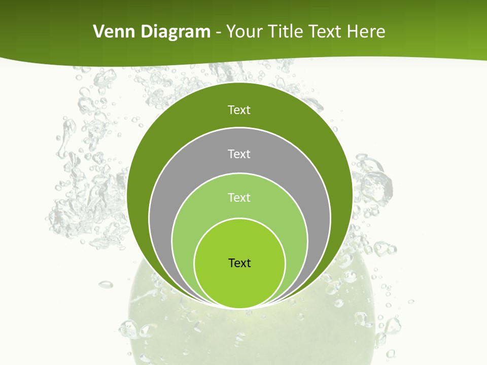 Texture Image Isolated PowerPoint Template