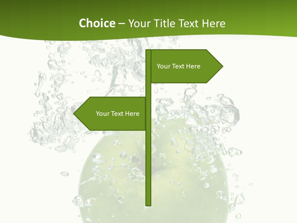 Texture Image Isolated PowerPoint Template