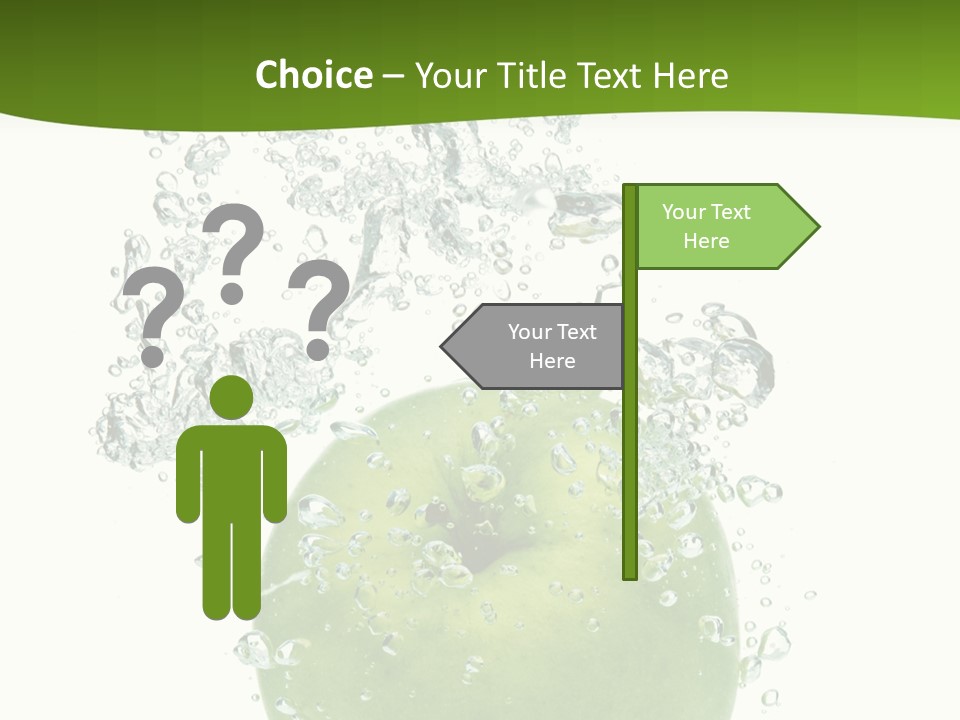 Texture Image Isolated PowerPoint Template