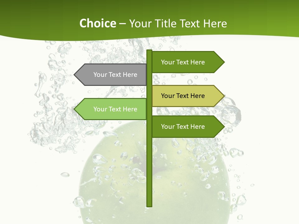 Texture Image Isolated PowerPoint Template