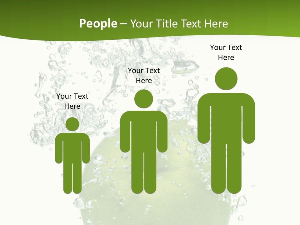 Texture Image Isolated PowerPoint Template