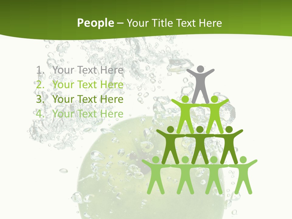 Texture Image Isolated PowerPoint Template