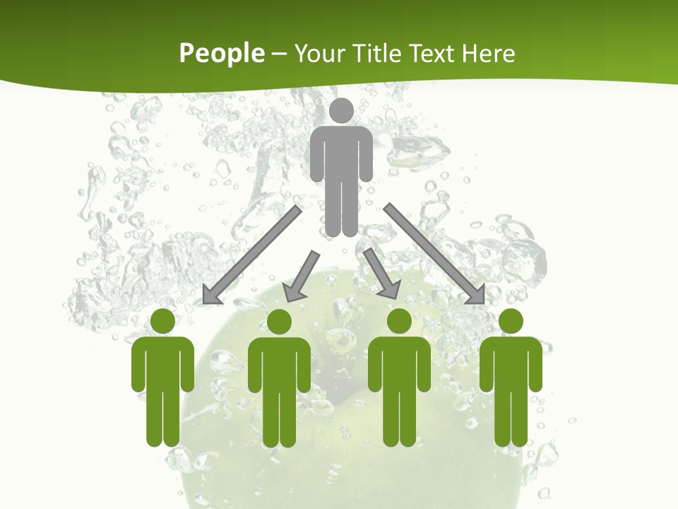Texture Image Isolated PowerPoint Template