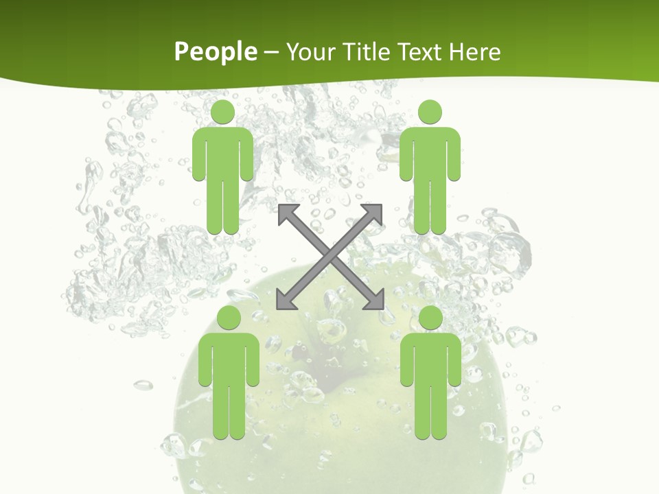Texture Image Isolated PowerPoint Template