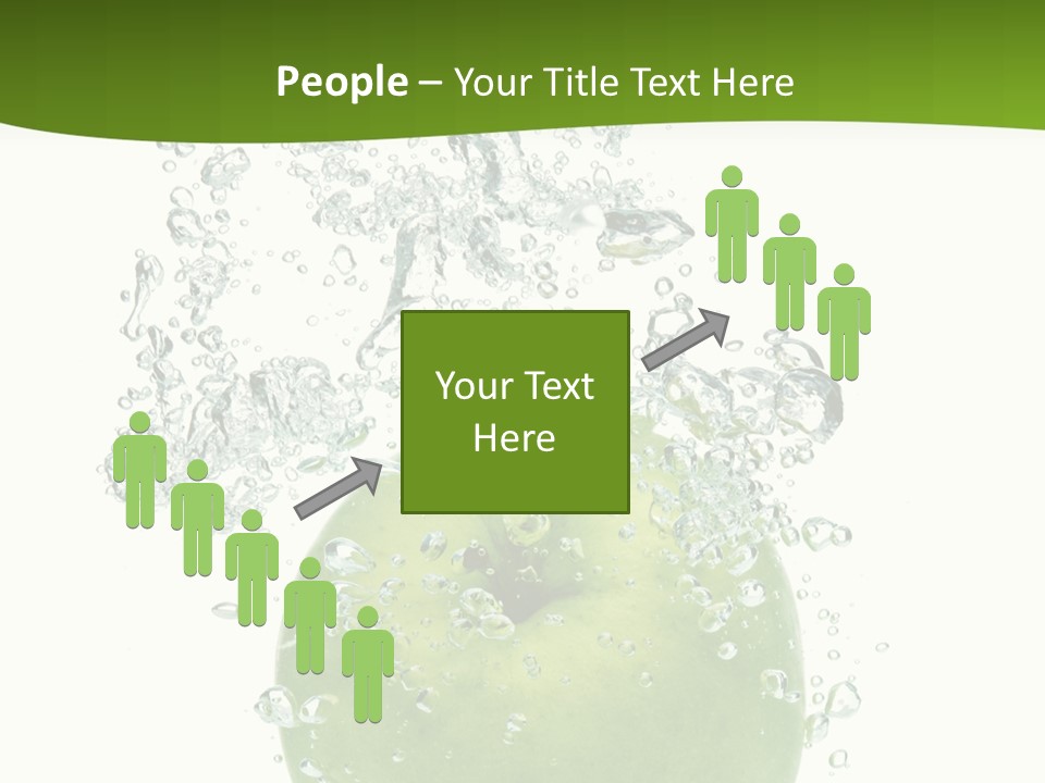 Texture Image Isolated PowerPoint Template