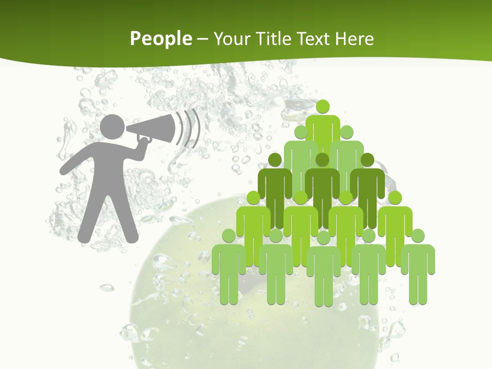 Texture Image Isolated PowerPoint Template