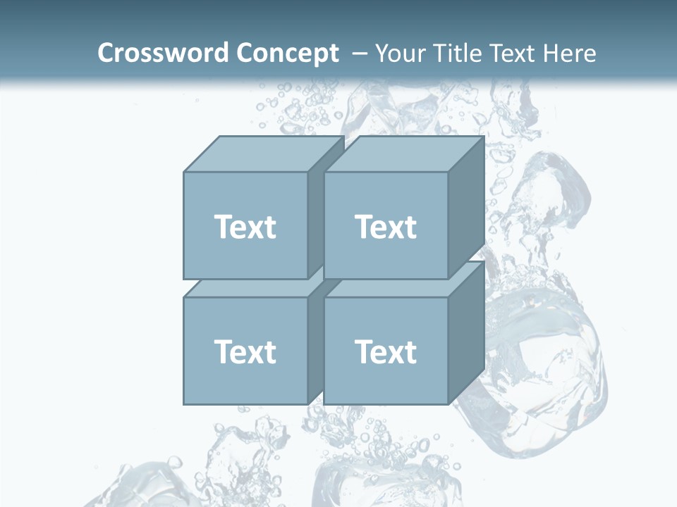 Particles Surface Closeup PowerPoint Template