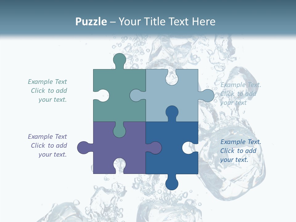 Particles Surface Closeup PowerPoint Template