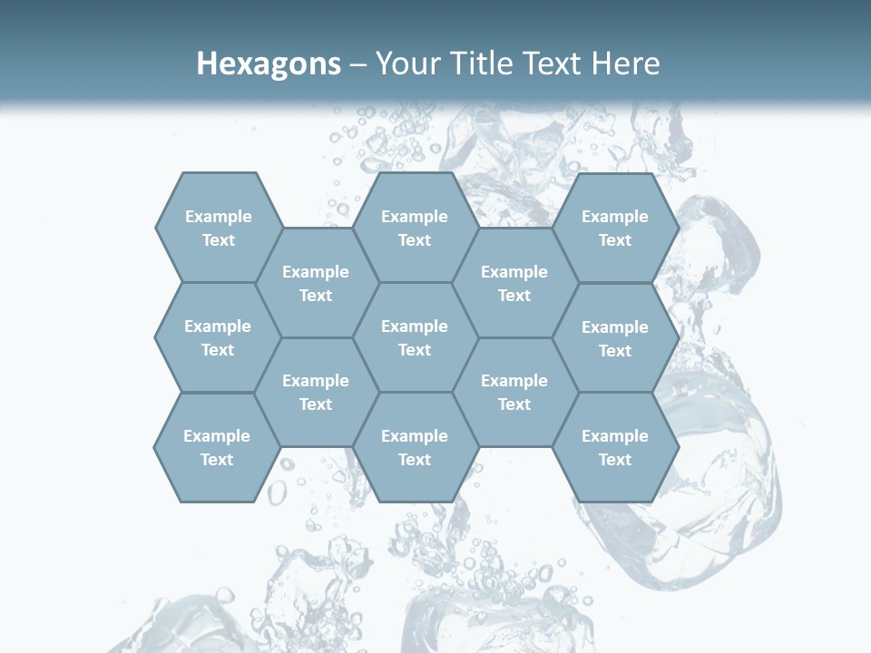 Particles Surface Closeup PowerPoint Template