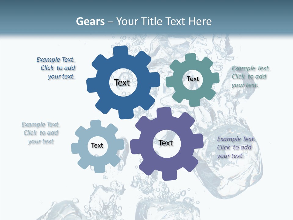 Particles Surface Closeup PowerPoint Template