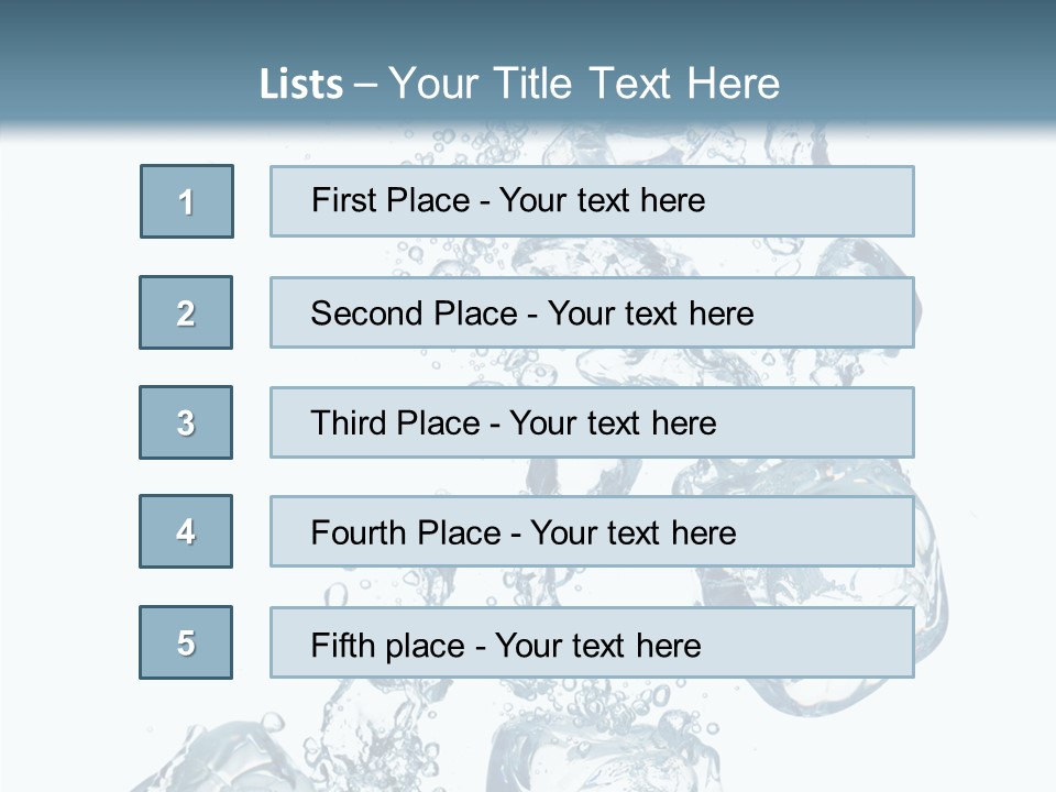 Particles Surface Closeup PowerPoint Template