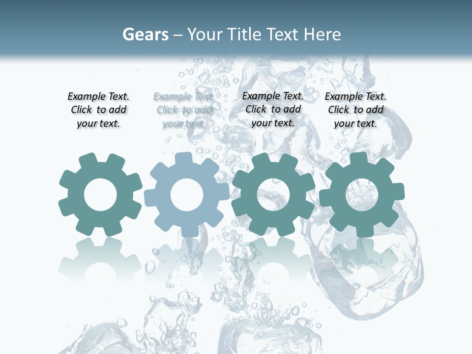 Particles Surface Closeup PowerPoint Template