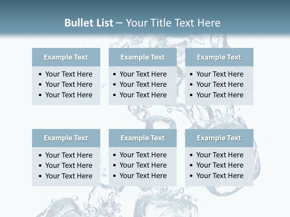 Particles Surface Closeup PowerPoint Template