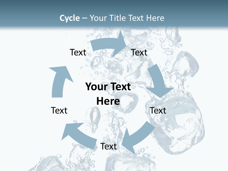 Particles Surface Closeup PowerPoint Template