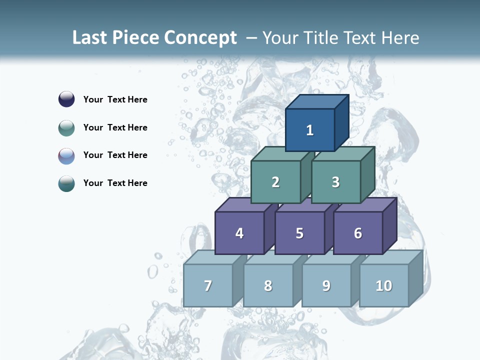 Particles Surface Closeup PowerPoint Template