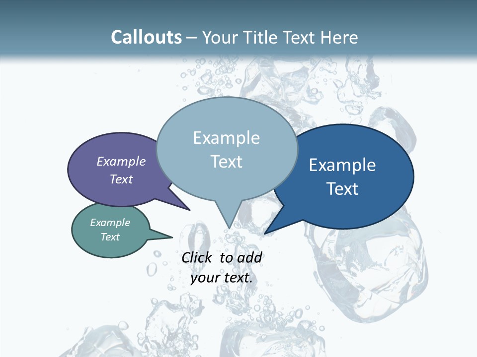 Particles Surface Closeup PowerPoint Template
