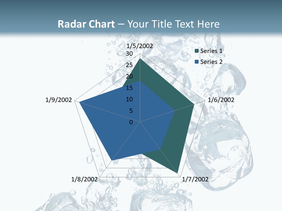 Particles Surface Closeup PowerPoint Template