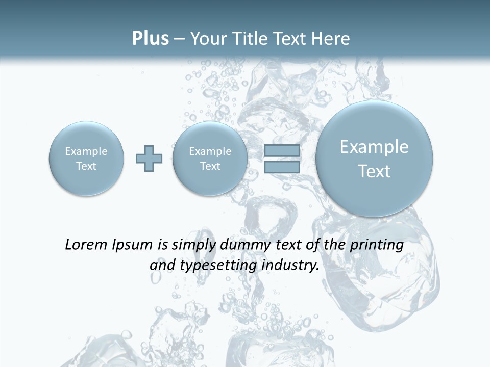 Particles Surface Closeup PowerPoint Template