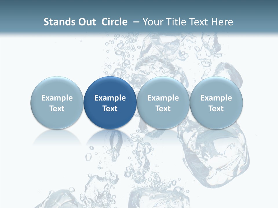 Particles Surface Closeup PowerPoint Template