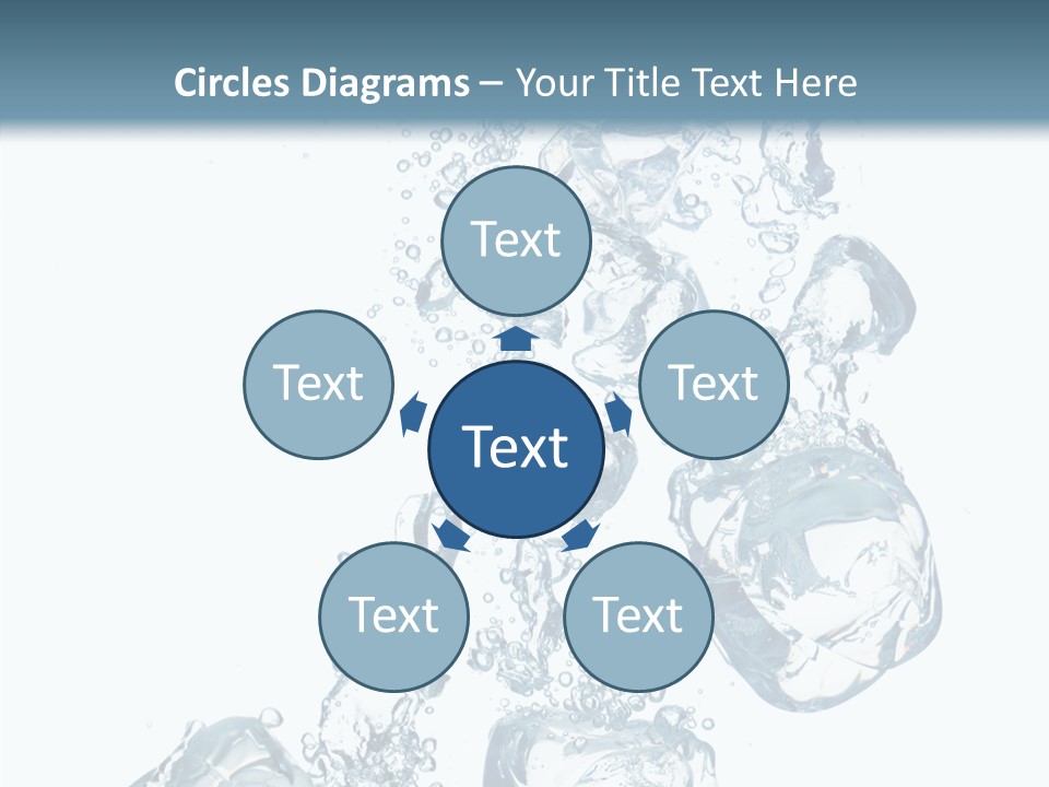 Particles Surface Closeup PowerPoint Template