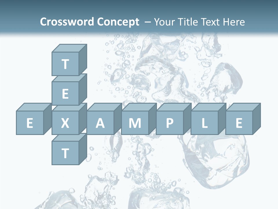 Particles Surface Closeup PowerPoint Template