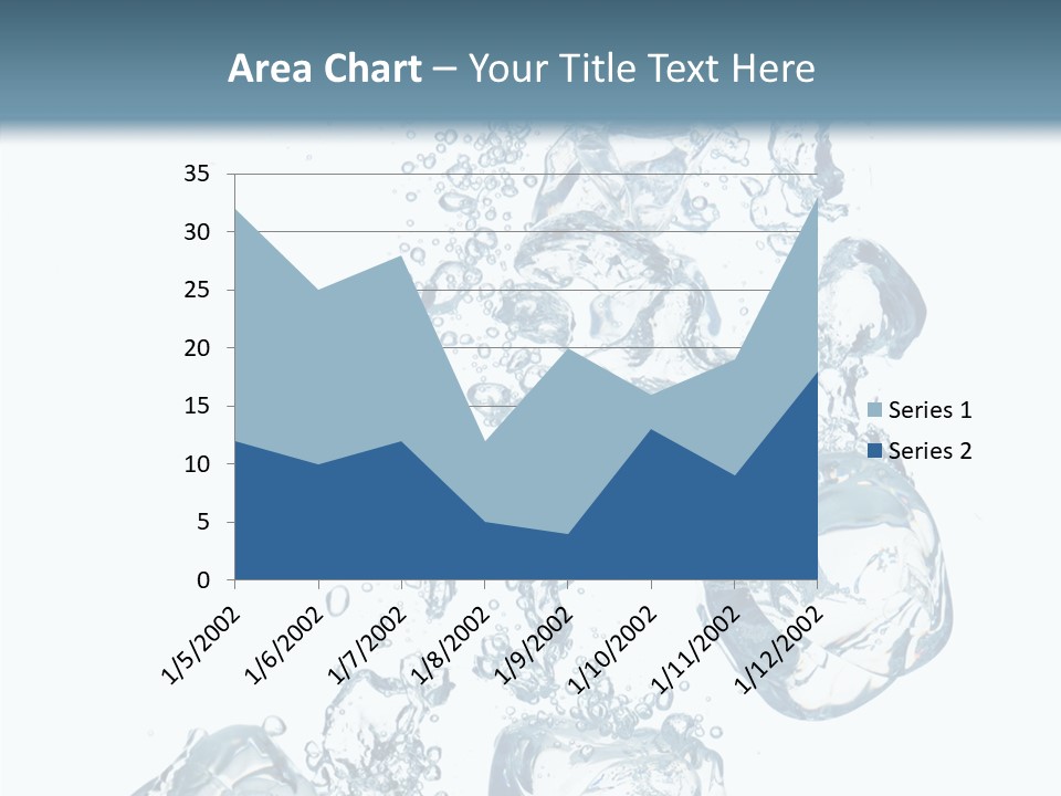 Particles Surface Closeup PowerPoint Template