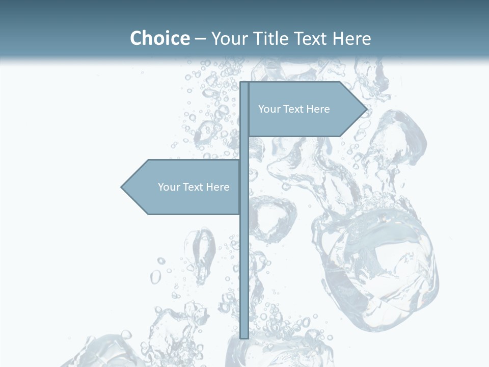 Particles Surface Closeup PowerPoint Template