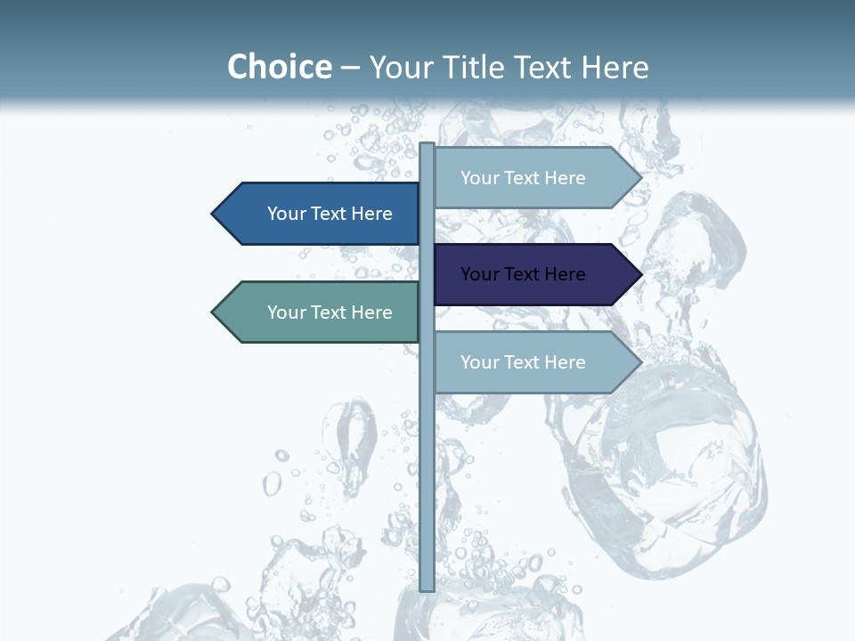 Particles Surface Closeup PowerPoint Template