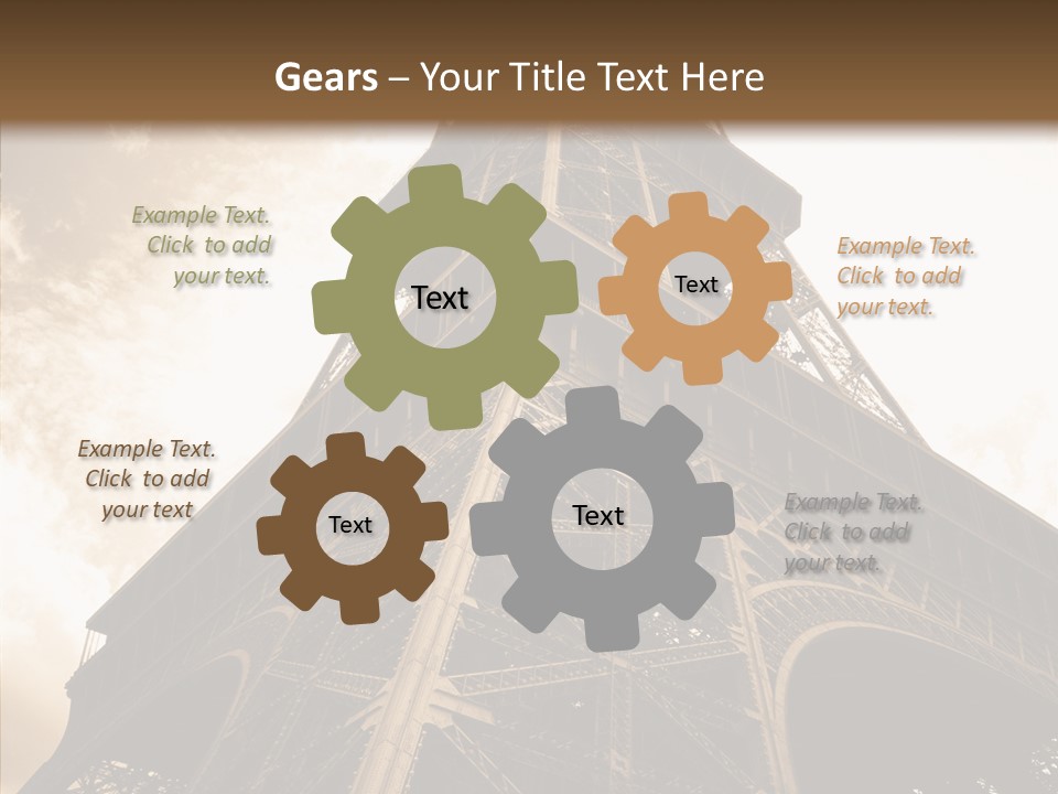 Urban Symbol Old PowerPoint Template