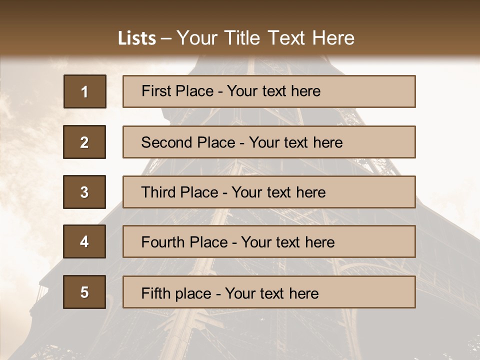 Urban Symbol Old PowerPoint Template