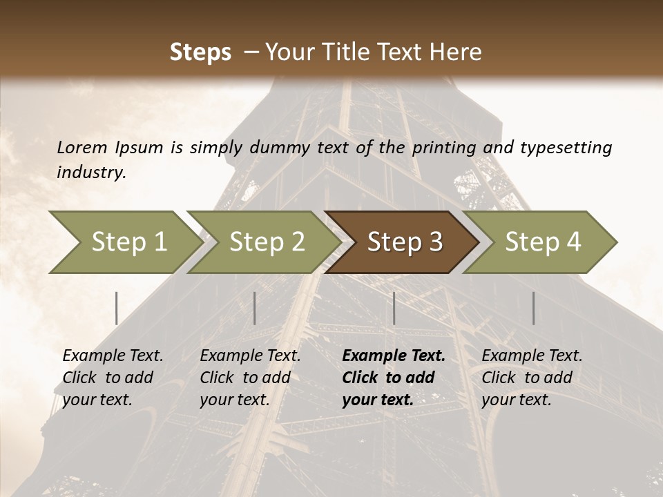 Urban Symbol Old PowerPoint Template